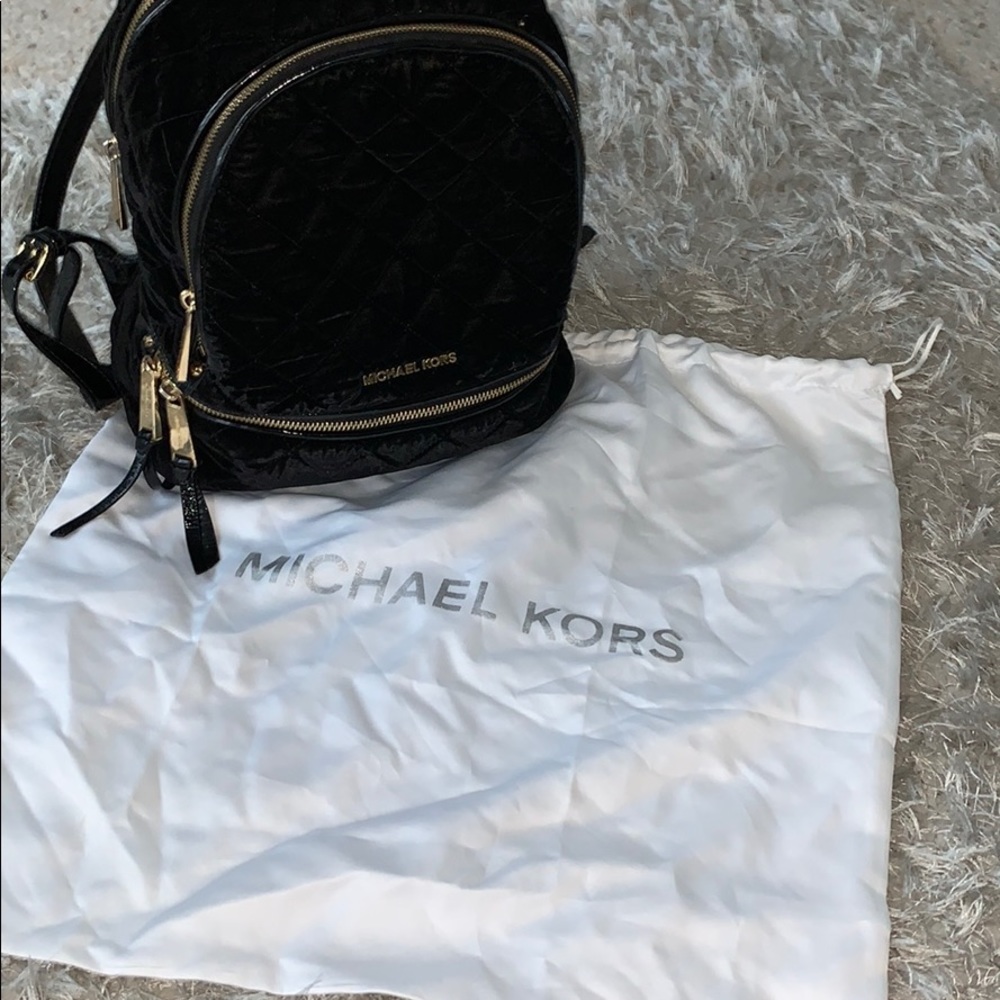 Michael Kors Velvet Backpack